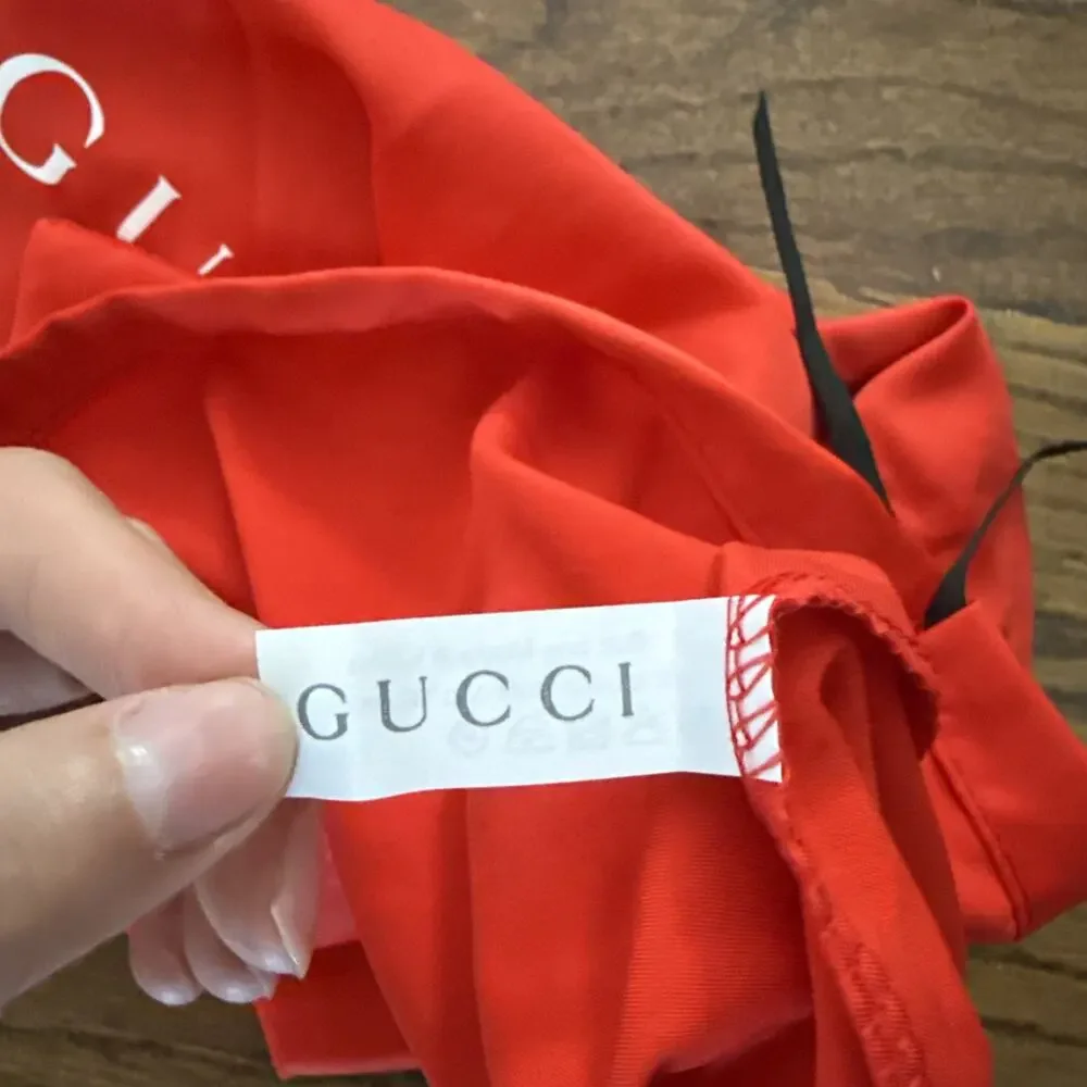 Lot Of 2 Authentic Gucci Red dust bag dustbag cover - 17.5” x 13.5”